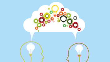 sharing ideas concept, merger, acquisition