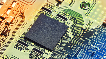 solar circuit board green