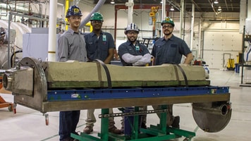 solidia concrete railroad sleeper after co2 curing