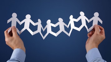teamwork personnel concept