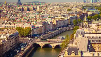 Paris France city scape