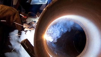 Welding tube