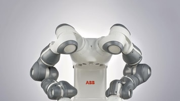 yu mi abb’s collaborative dual arm industrial robot