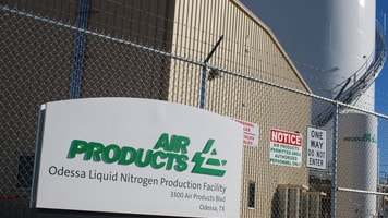 Air Products liquid nitrogen facility in Odessa, TX