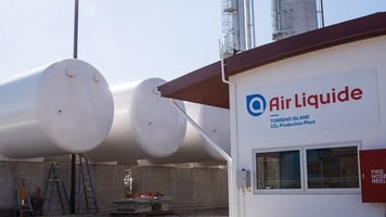 Air liquide australia co2 capture plant banner