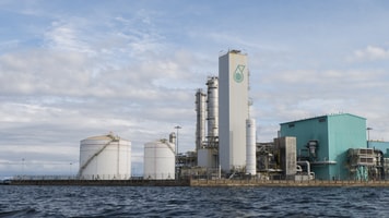 Air Separation Plant at one of the methanol plants operated by Petronas in Labuan, Malaysia