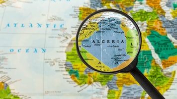 Algeria on Map