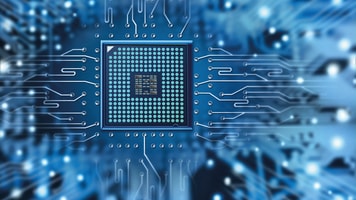blue circuit board