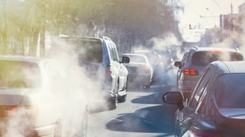 Car exhaust CO2