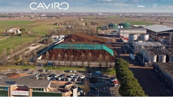 Caviro Extra, Faenza - Overview 01 with 2 large green storage of grapes and green residues.png