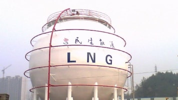 Spherical LNG storage tank