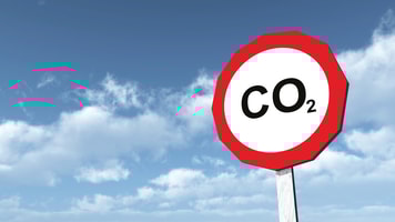 CO2 Computer generated 3D illustration