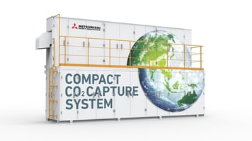 Compact CO2 capture system used in demonstration test