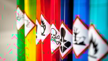 GHS Gas hazard warning symbols (iStock)