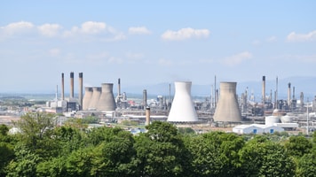 Grangemouth site from Inveravon Hill (1)