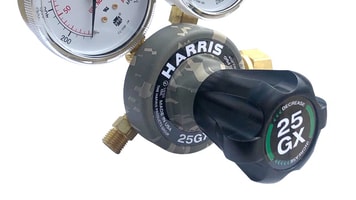 Harris 25GX oxygen regulator with camouflage design
