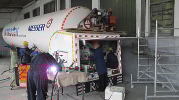 Kryooprema tank refurbishment