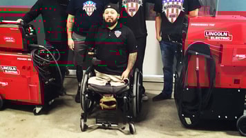 Lincoln Electric donates welding equipment to Warfighter Made