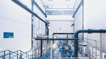 Linde example picture of a large scale refrigeration unit