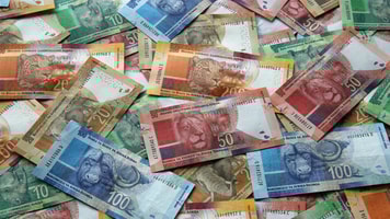 South african rand currency money finance financial