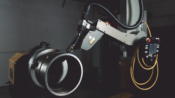 Spool welding robot noir