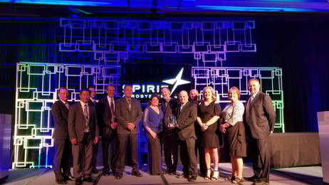 20170831 airgas representatives receive spirit aero systems 2017 indirect supplier of the year award