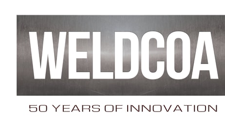 50th anniversary logo weldcoa metallic