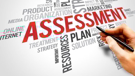 Compliance Assessment word cloud business concept