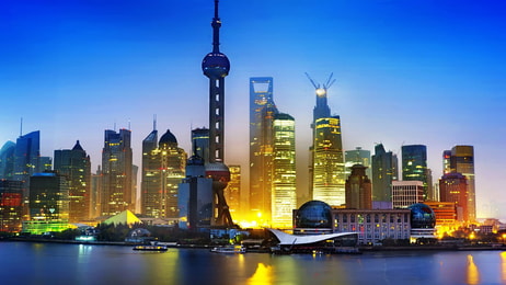 beautiful shanghai pudong
