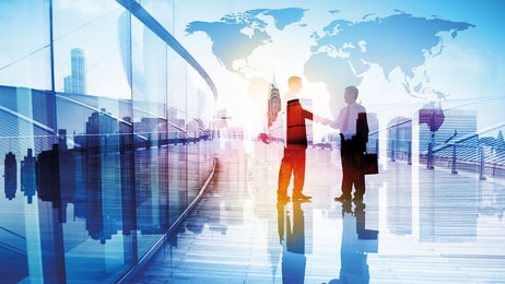 business deals work together