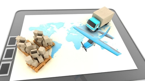 Concept.-Shipping.-Transport Distribution