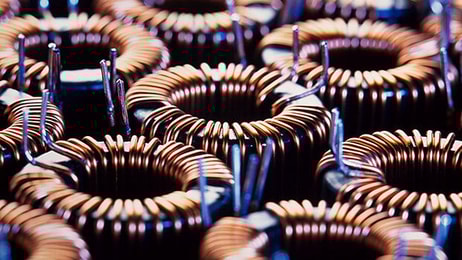 Copper wires metal