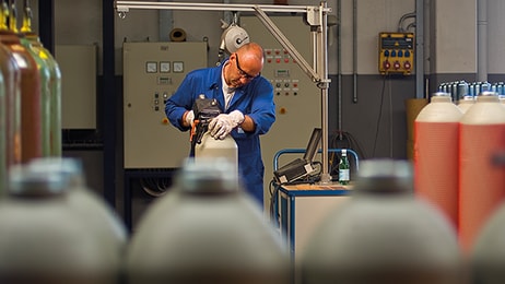 Cymaco cylinder scanning
