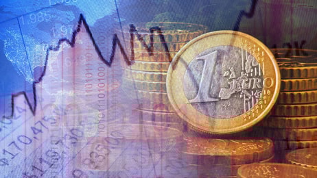 finance system concept euro