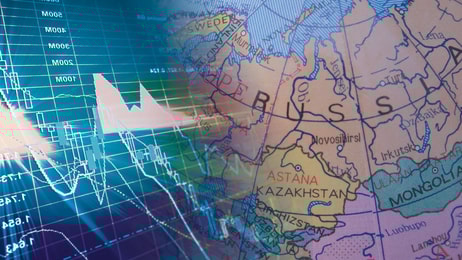 graph and map of russia