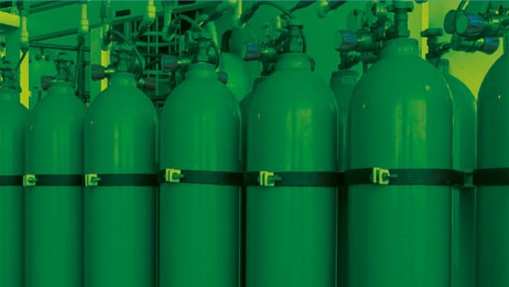 green packaged gases
