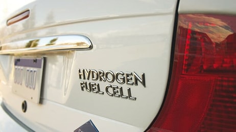 Hydrogen fuel cell car