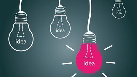 ideas concept light bulb
