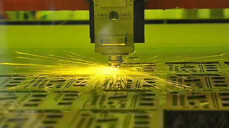 Laser cutting welding