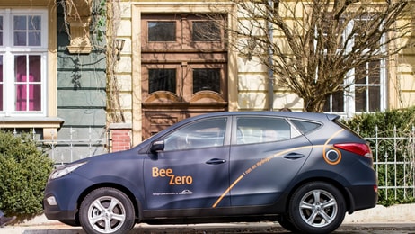 Linde bee zero fuel cell car germany munich