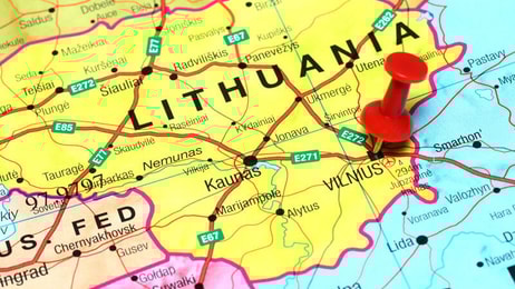 Lithuania-Vilnius-map