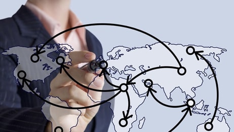 Logistics-technology-concept Distribution