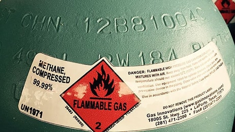 methane label 99.99