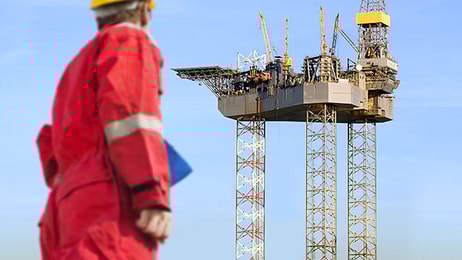Oil rig worker