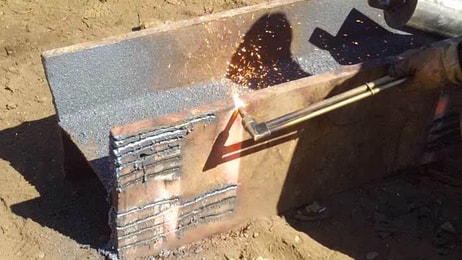 oxyfuel cutting
