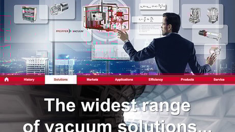 Pfeiffer-Vacuum-Website