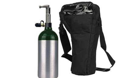 Home filling cylinder and case.