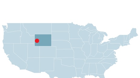 North America helium map