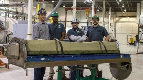 solidia concrete railroad sleeper after co2 curing