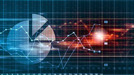 Statistics graph chart